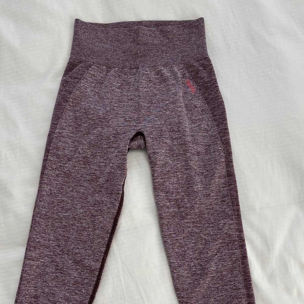 Gym shark curvy Maroon Leggings